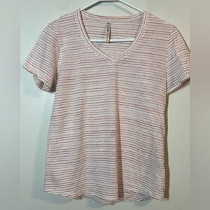 Kuhl Striped V-Neck Women's Top, as Small